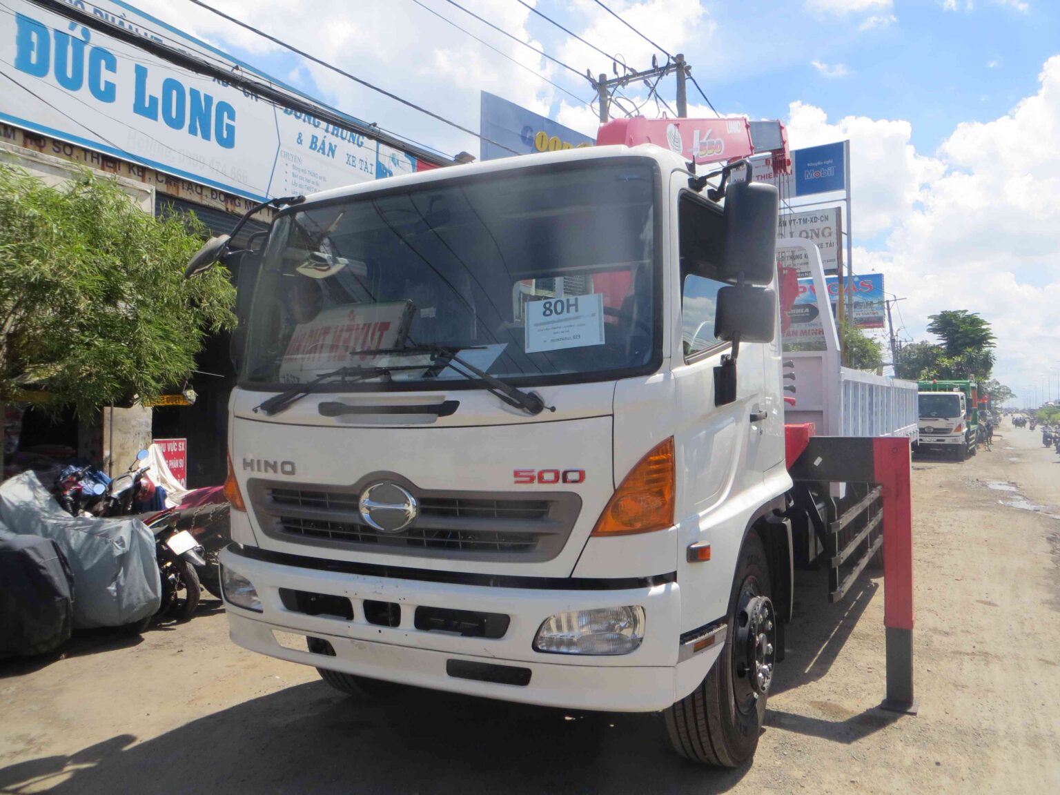 Hino FG gắn cẩu Unic V544K