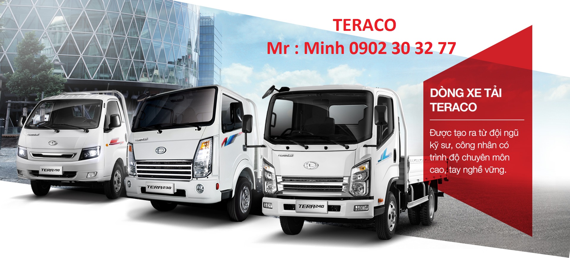 giá xe teraco 190