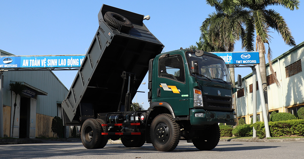 Xe tải ben HOWO 650D2 6.5 tấn 2 cầu