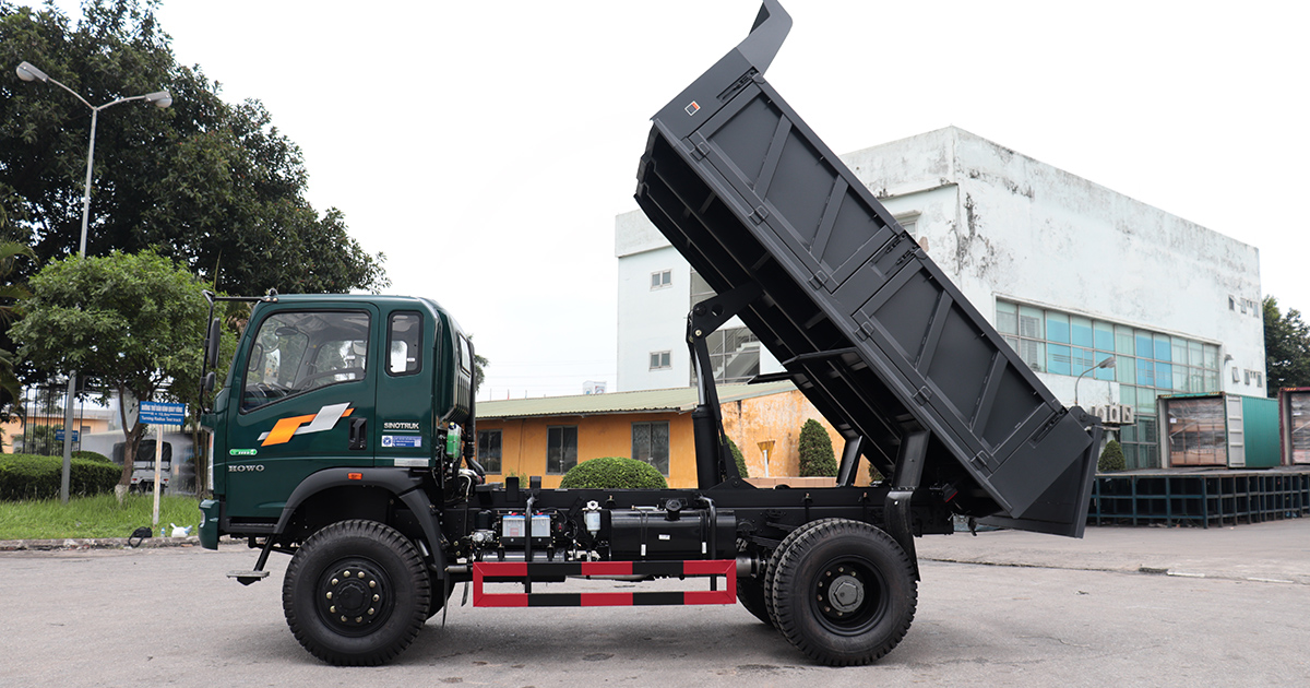 Xe tải ben HOWO 850D2 8.45 tấn 2 cầu