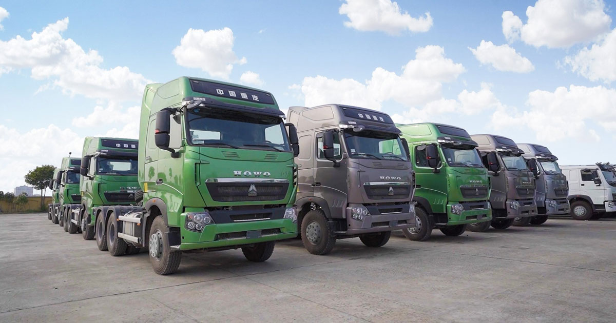 Xe đầu kéo 420HP cầu MAN Howo Sino Truck Cabin A7