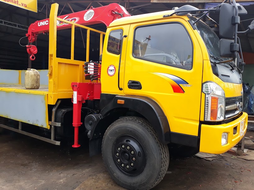 Xe tải tmt gắn cẩu unic 344 7 tan