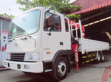 Xe tải cẩu hyundai hd210 gắn cẩu