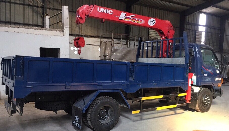 Báo giá xe tải Hyundai HD99 Gắn cẩu Unic