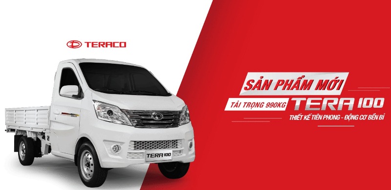 xe-tai-tera-100 Tera 100 thùng kín - Xe tải Teraco 1 tấn Daehan 1T